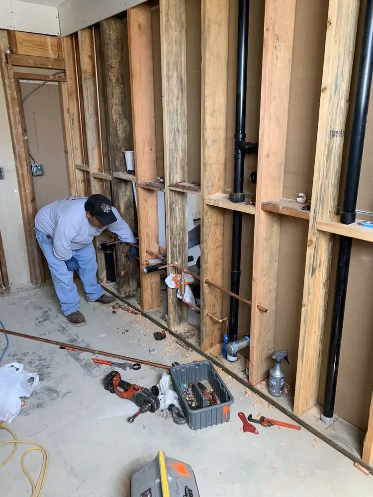 Commercial rough-in plumbing for Trenchless Sewer Repair in Munford